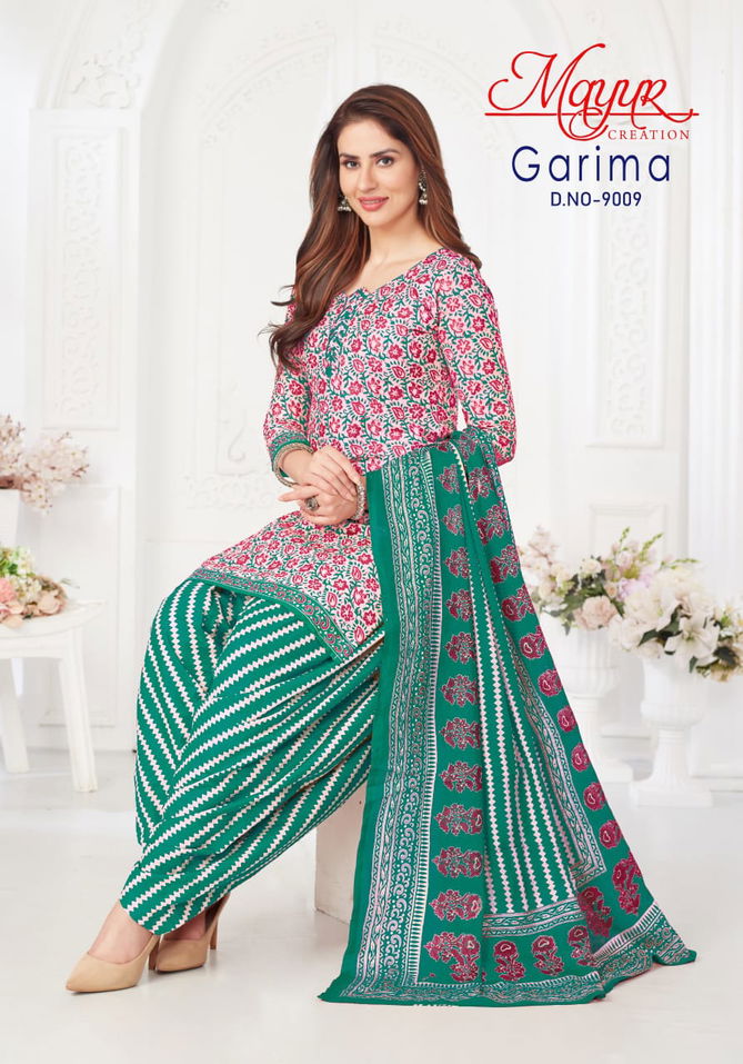 Garima Vol 9 By Mayur Cotton Printed Dress Material Wholesale Market In Surat
